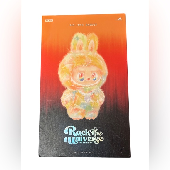 Labubu Other - 100% Authentic POPMART Labubu Big Into Energy Rock the Universe Vinyl Plush Doll